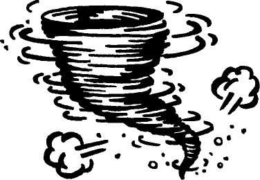 Illustration of a tornado Illustration of a tornado